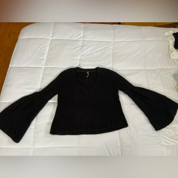 Free People Bell Sleeve Sweater - Picture 4 of 6
